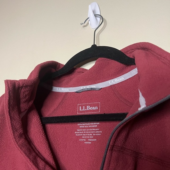 L.l. Bean trail fleece quarter zip red - Picture 9 of 12